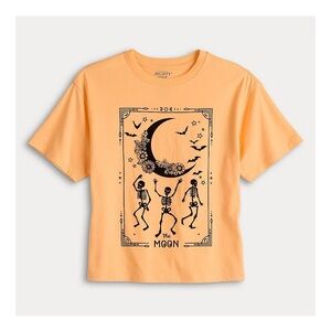 Kohl's Peach Skeleton Dance Tee